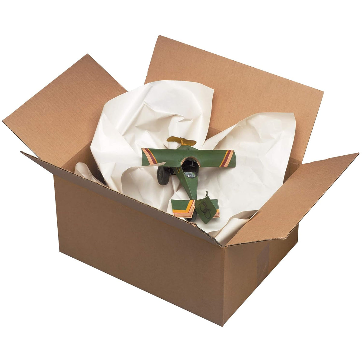 Newsprint Packing Paper Sheets, 36" Length x 24" Width, 100% Recycled, Case Of 800, White, Great For Moving, Storing