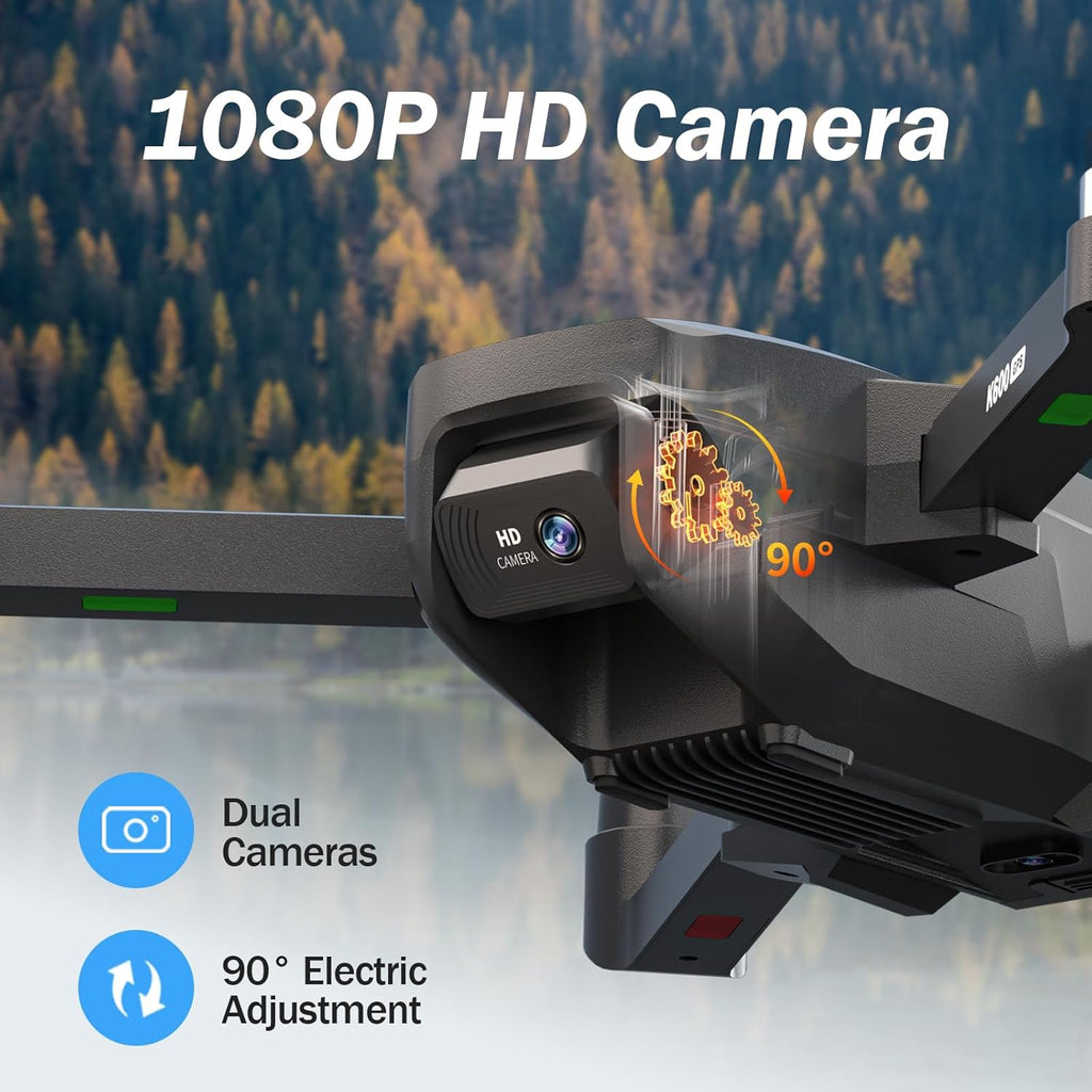 K600GPS Brushless Drones with EIS Camera for Adults Beginners Kids, Drone with 4.5'' Screen on Controller, FPV Drone