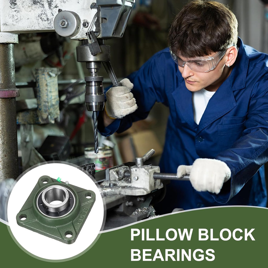 uxcell UCF209-26 Pillow Block Bearings,1-5/8 inch Bore(ABEC3)