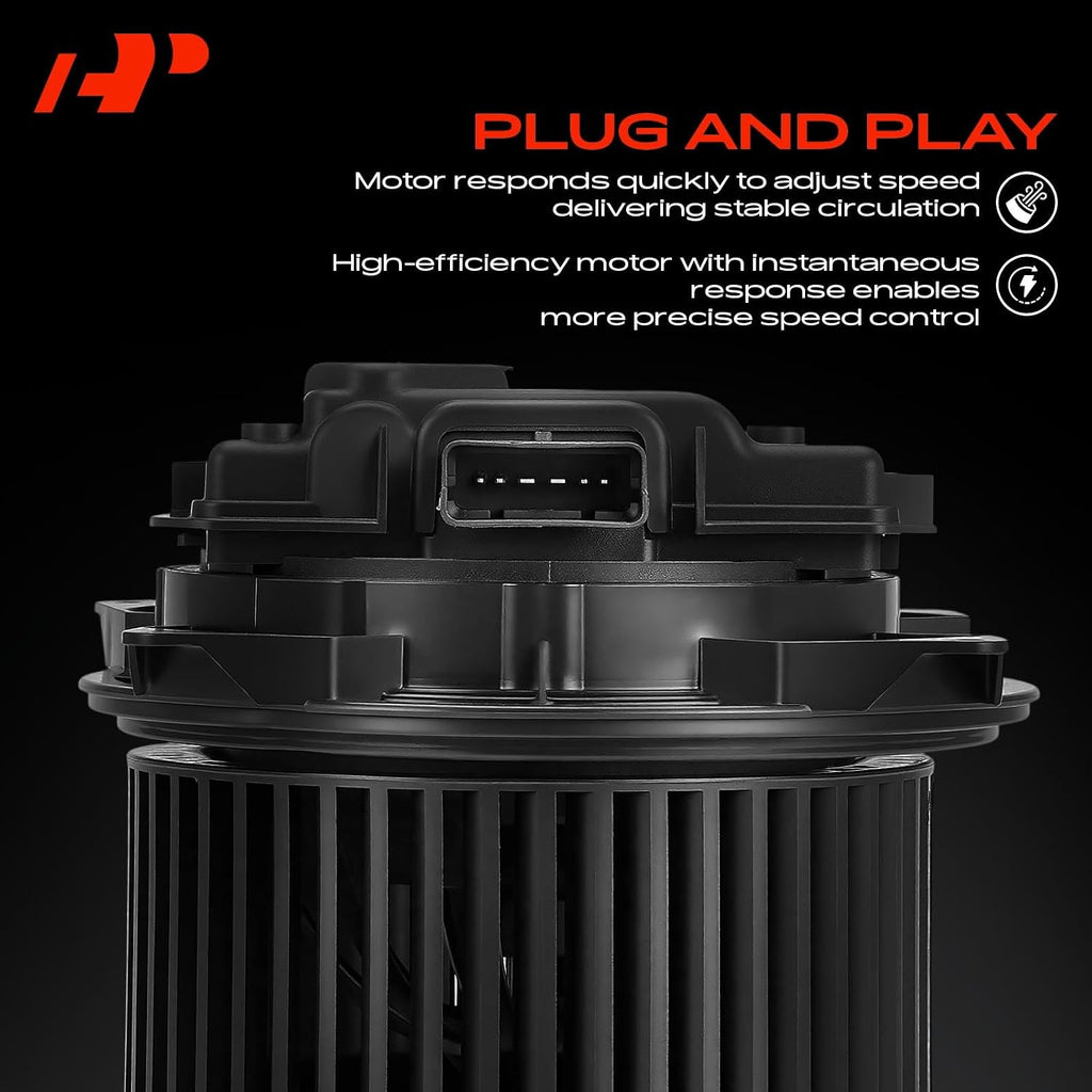 A-Premium Front HVAC Heater Blower Motor with Resistor