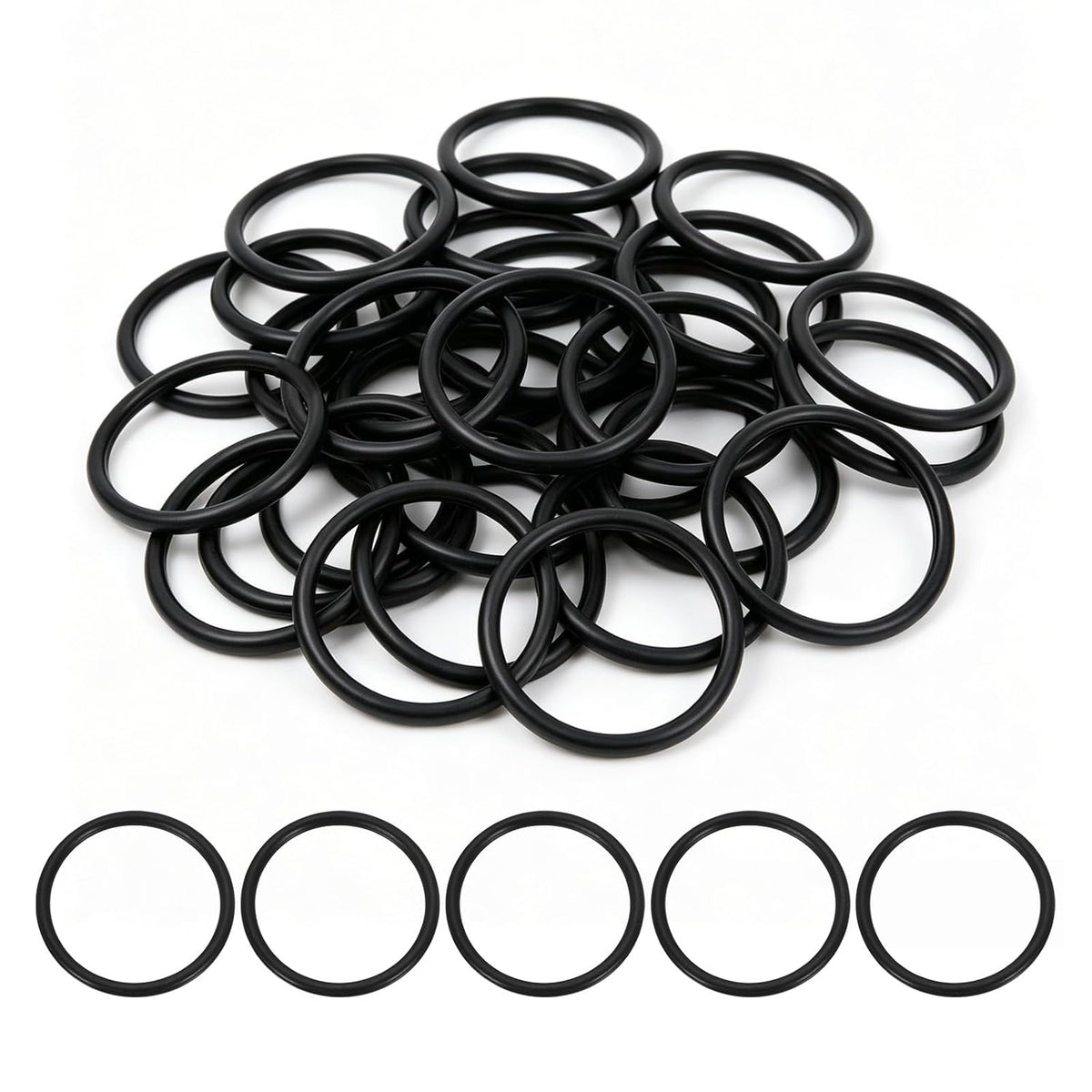 324 Buna-N O-Ring 70 Duro, 1-3/8" ID x 1-3/4" OD x 3/16" Width