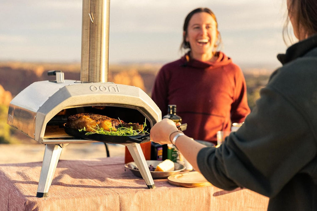 Karu 12 Multi-fuel Outdoor Portable Pizza Oven - Reaches 950°F and Cooks 12 Inch Pizzas in 60 Seconds. Versatile Wood