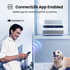 8,000 BTU Inverter Window Air Conditioner, Wi-Fi Smart App Control