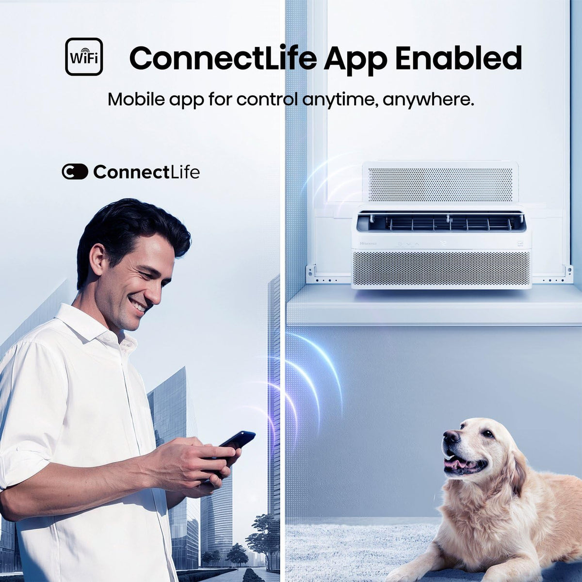8,000 BTU Inverter Window Air Conditioner, Wi-Fi Smart App Control