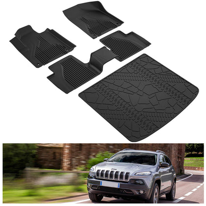 Floor Mats & Cargo Mat for 2014-2023 Jeep Cherokee