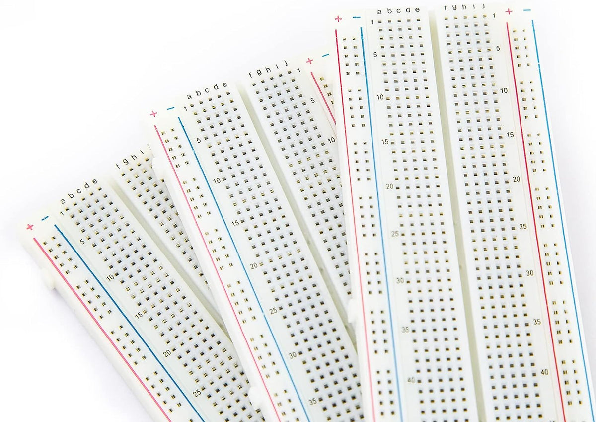 3 Pcs Breadboard 830 Point PCB Board MB-102 Solderless Prototype Universal PCB Bread Board for DIY Kits Arduino Proto Raspberry Pi
