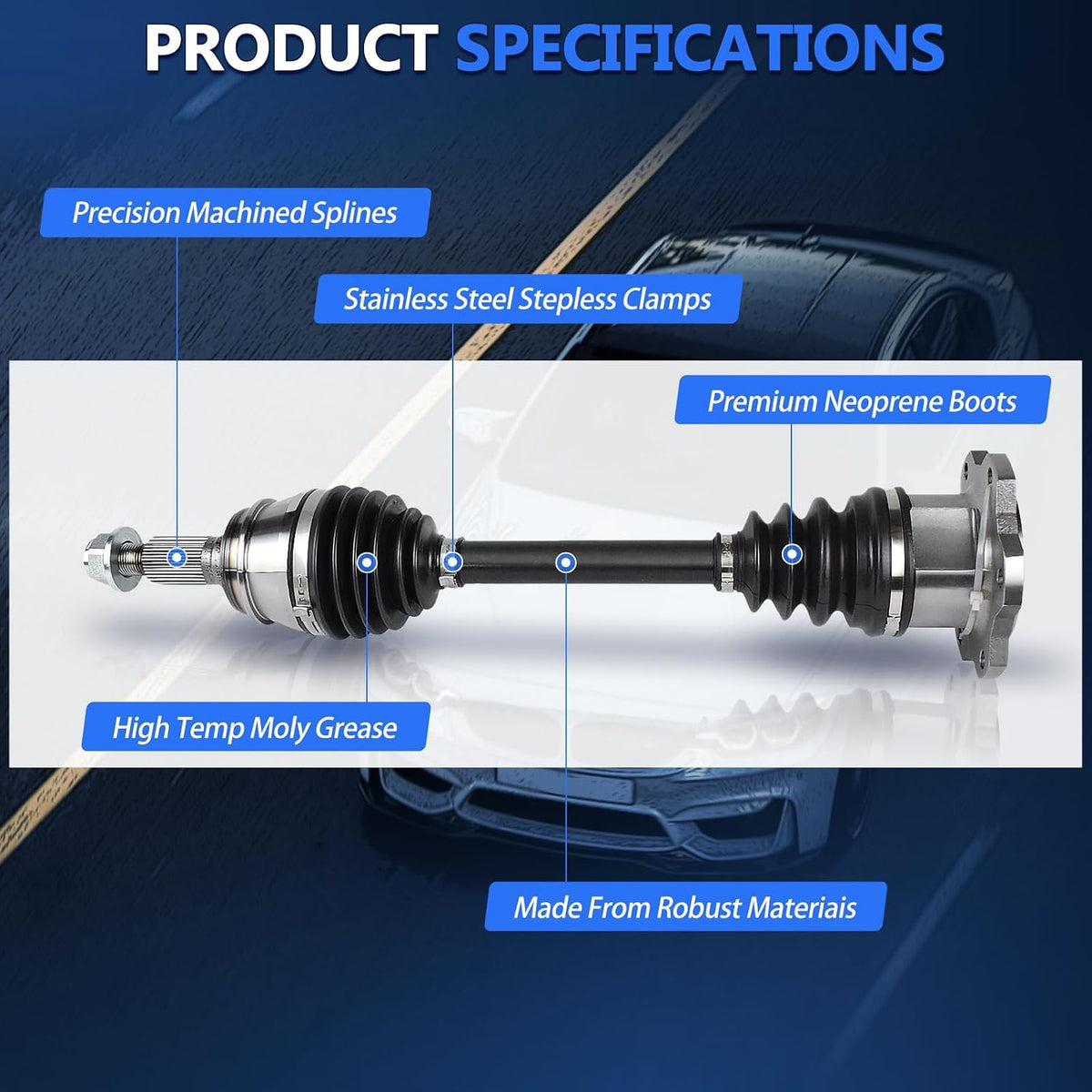 AWD CV Axle fit for 2013 2014 2015 2016 2017 2018 Toyota RAV4 CV Axle