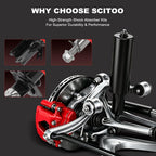 SCITOO 2pcs Front Shock Absorbers Replace for Ford Fusion