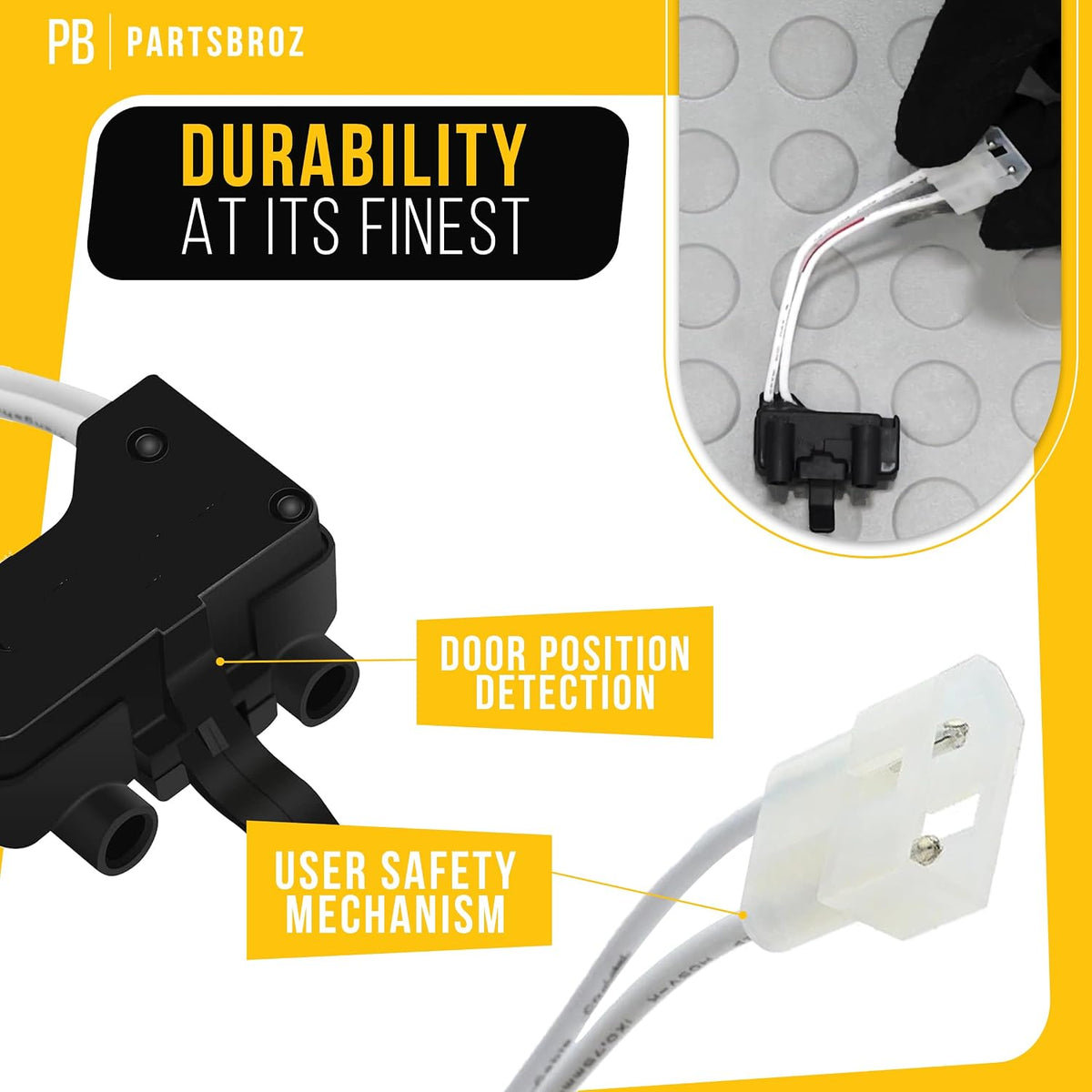 Dryer Door Switch for Amana NED4500VQ0