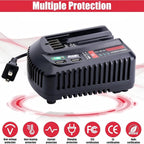 V20 Fast Battery Charger Compatible with Craftsman Battery CMCB204 CMCB202