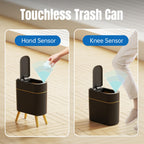 Bathroom Trash Can Automatic Touchless - Modern Smart Trash Bin
