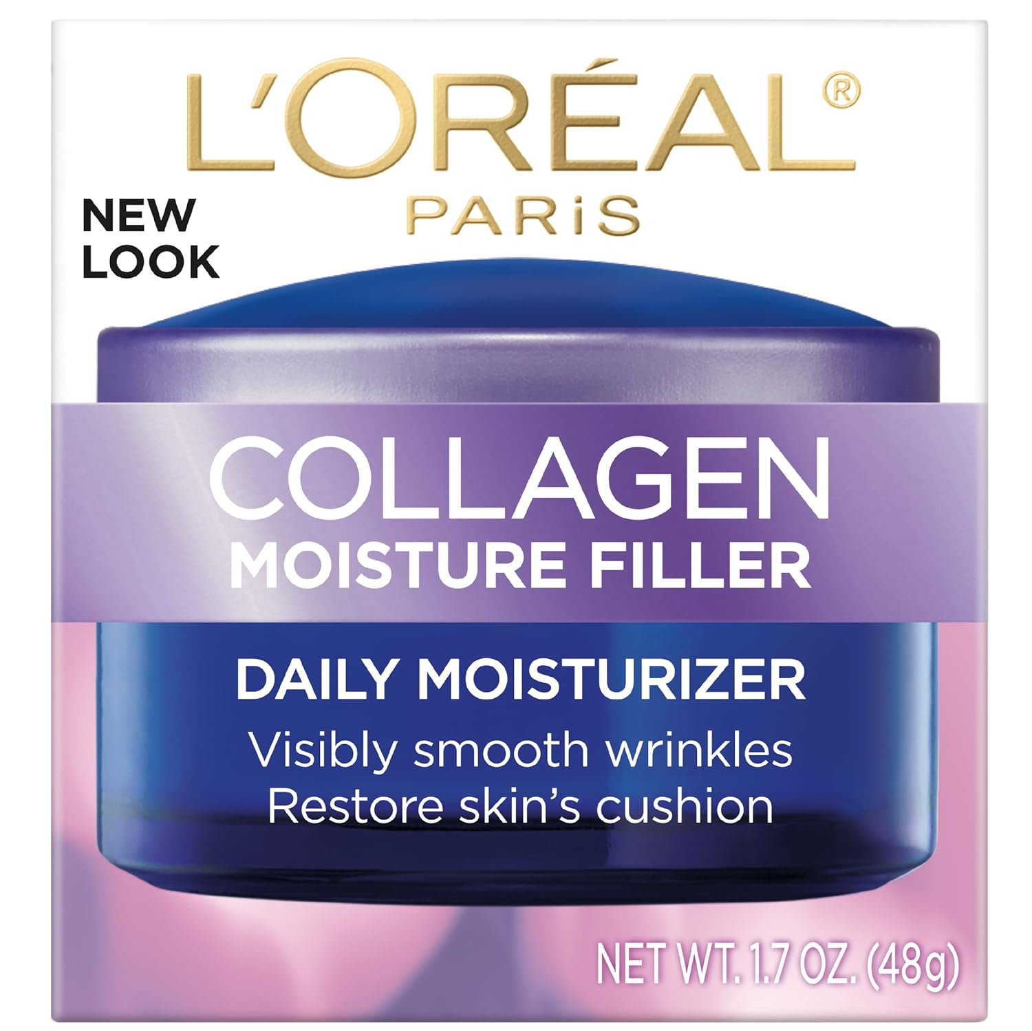 L’Oreal Paris Collagen Daily Face Moisturizer, Anti Aging Face Cream to Reduce Wrinkles and Provide Intense