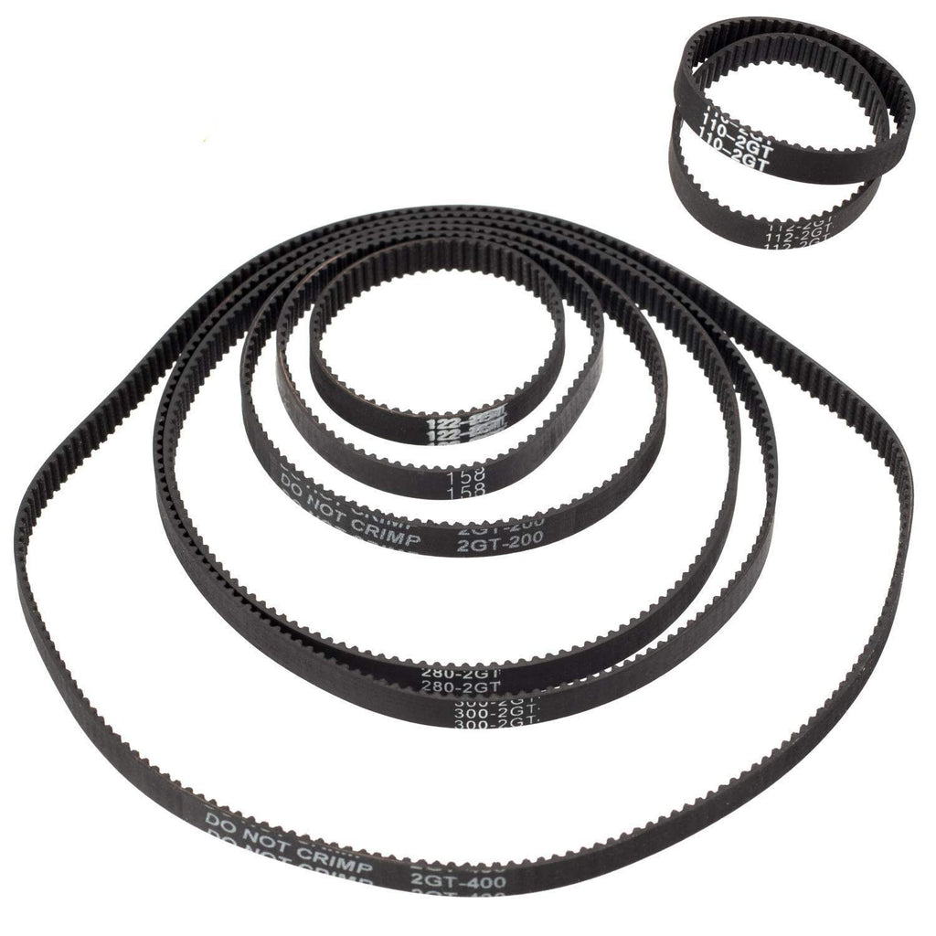 PAGOW 8pcs 3D Printer Timing Belt 2GT-6 Closed Loop Rubber Belt