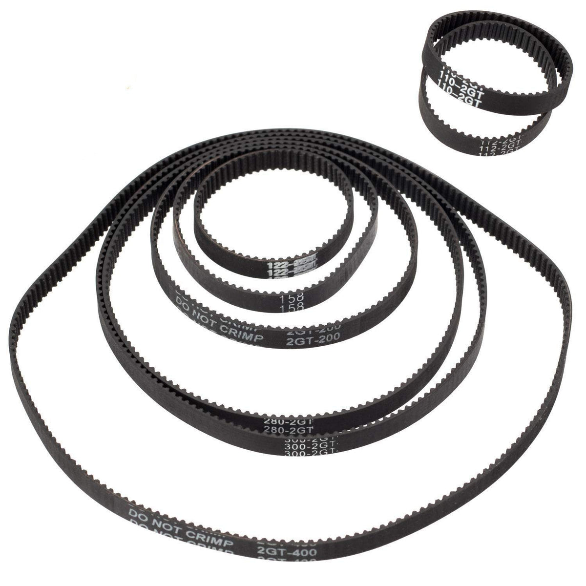 PAGOW 8pcs 3D Printer Timing Belt 2GT-6 Closed Loop Rubber Belt