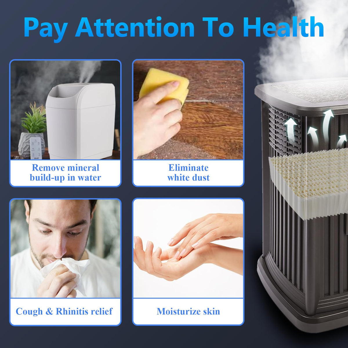 1043 Super Humidifier Wick Filter Replacement for Essick Air AIRCARE, 3 PCS