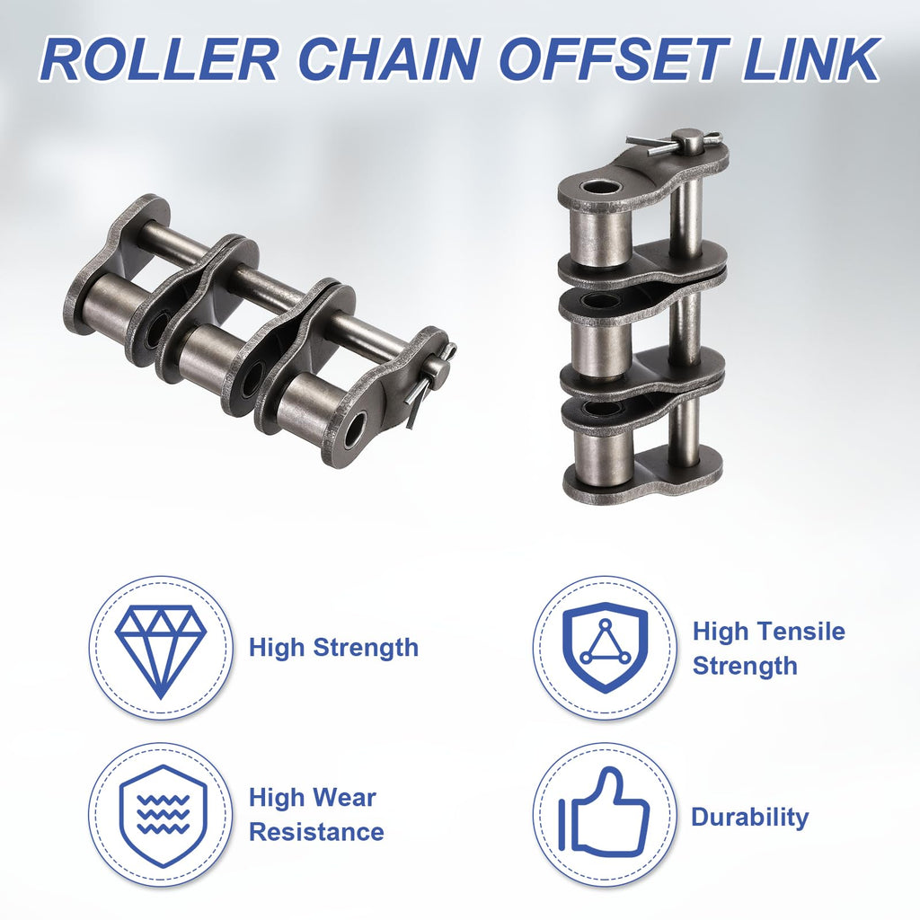 DTGN ISO(DIN) 20B-3 Roller Chain Offset Half Link 31.75mm Pitch