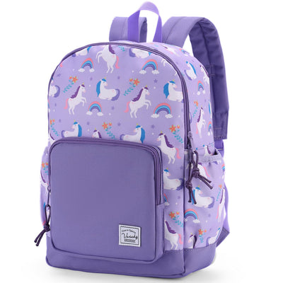 Toddler Kid Backpacks for Girls, Cute Lightweight Water Resistant Preschool Backpack for Children Chest Strap Unicorns