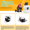 Upgraded 3387134 Cycling Thermostat 3977393 & 3392519 Dryer Thermal Fuse 3977767 High Limit Thermostat Replacement Part Kit & DC47-00016A Dryer Thermal Fuse Kit