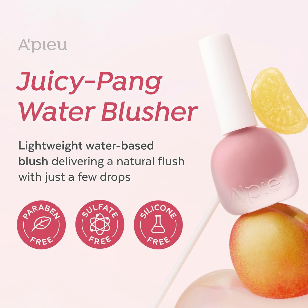 Juicy-Pang Water Blusher for Hydrated Dewy Color, BE01