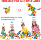 195 PCS STEM Toys, Building Sets for Kids 3+