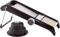 4 13/16" Mandoline Slice Set Plastic Mandoline Slicer Set with Handle | 4-setting rotary dial, Non-slip handguard