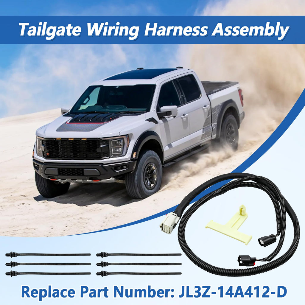 Tailgate Wiring Harness Assembly Replace JL3Z-14A412-D