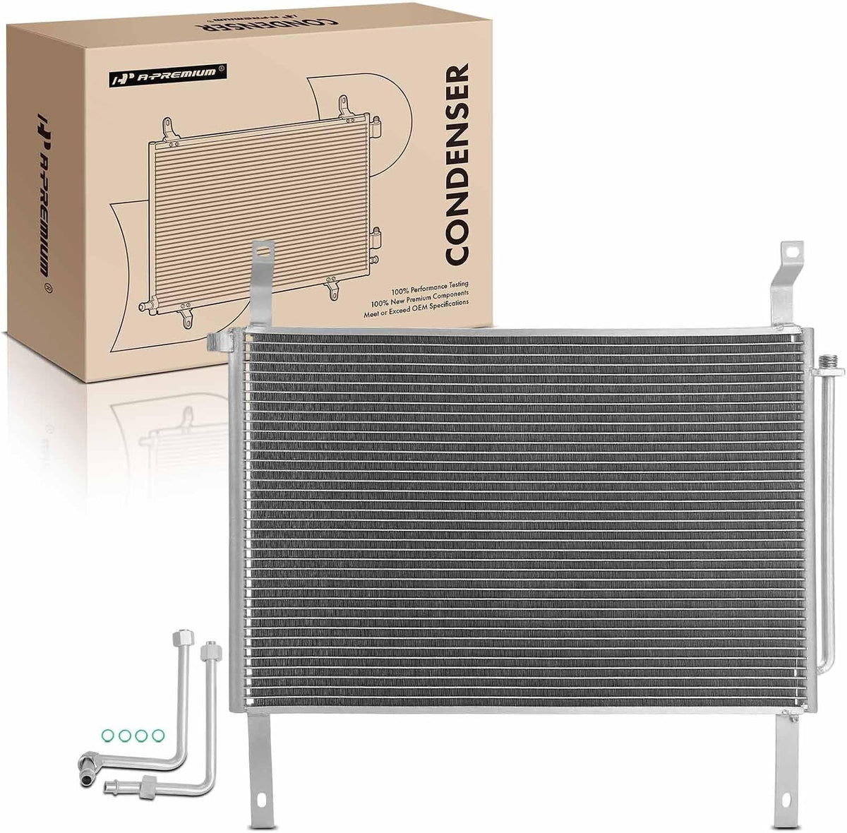 A-Premium Air Conditioning Condenser Compatible with Ford