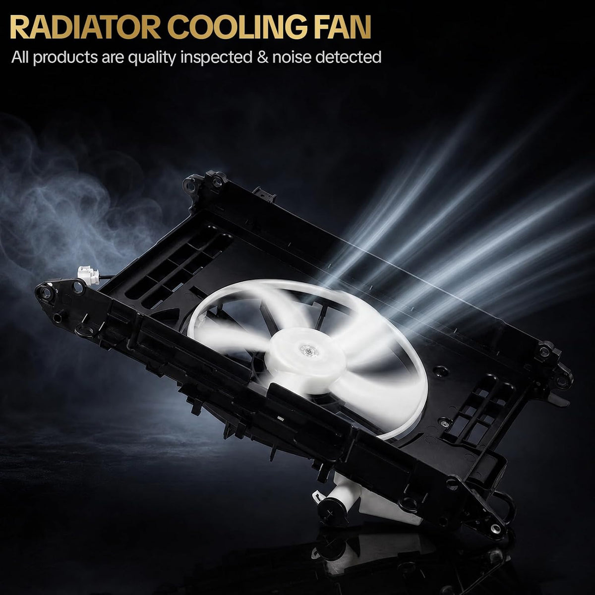 621-538 Radiator Cooling Fan Assembly Fits for for 2014 2015 2016 2017 2018 2019 Toyota Corolla 1.8L Replaces OE TO3115192 TO3115181