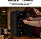 12 Bottle Dual Zone Thermoelectric Wine Cooler