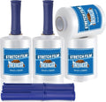 Mini Clear Stretch Wrap Film with Handle 80 Gauge 5" x 1000Ft