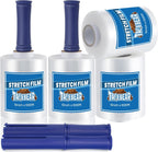 Mini Clear Stretch Wrap Film with Handle 80 Gauge 5" x 1000Ft