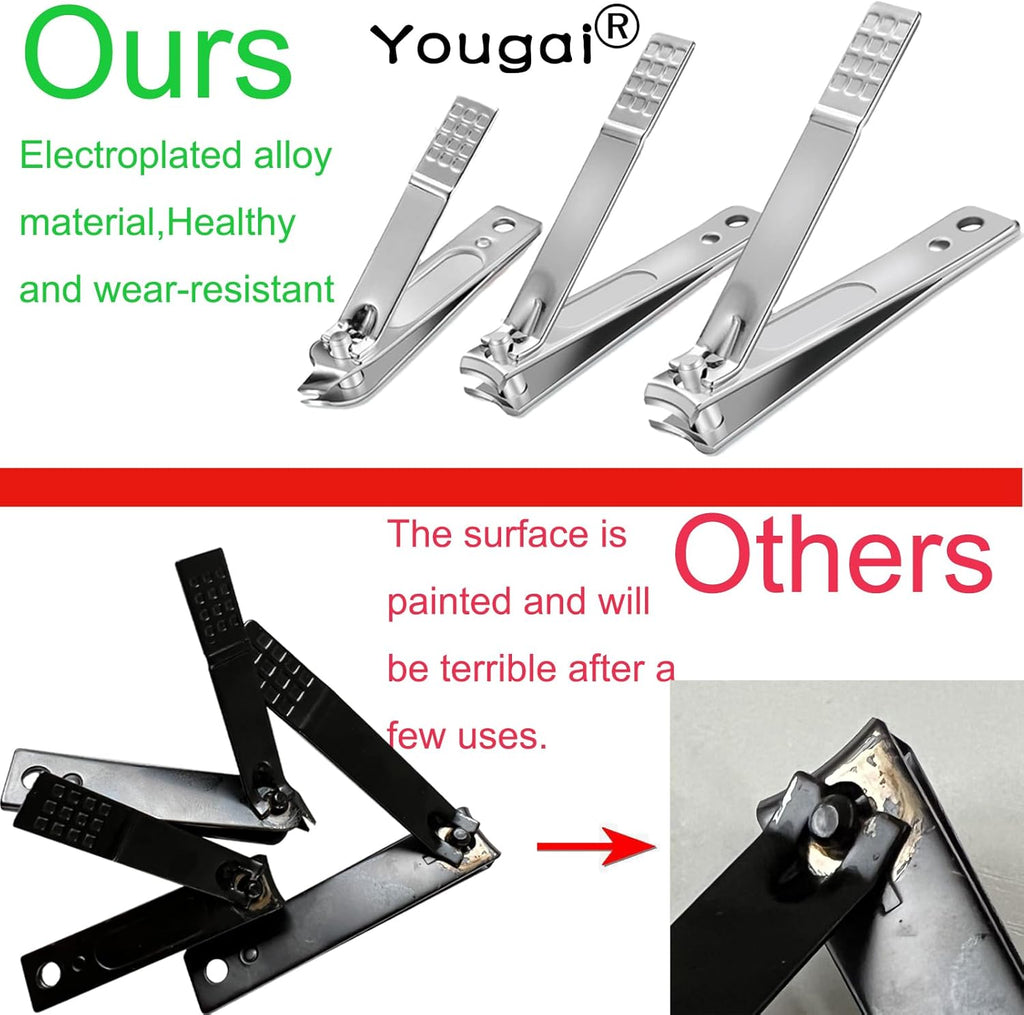 Nail Clippers Set - 18 Pcs Professional Manicure Pedicure Kit Gifts for Fathers Day Men Women, Stainless Steel
