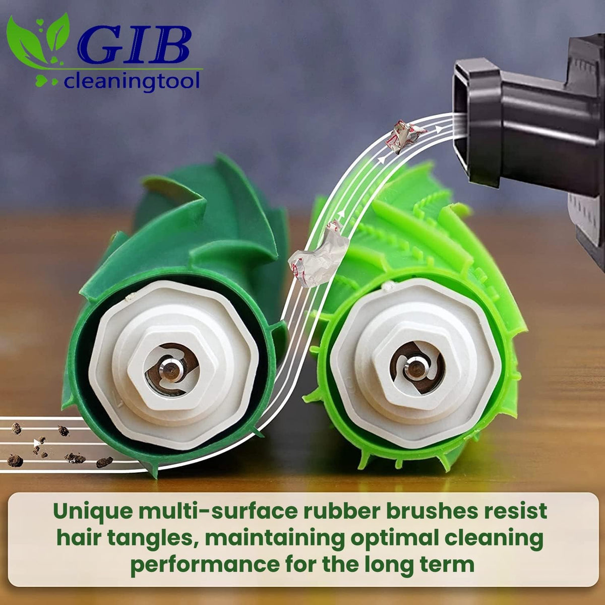 Dual Multi-Surface Roller Brushes Replacement Parts for iRobot Roomba S9