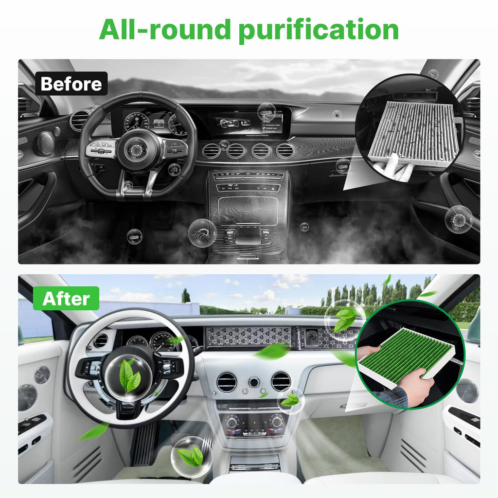 Engine+Cabin Air Filter Fit for 2020-2026 Silverado 2500HD/3500HD