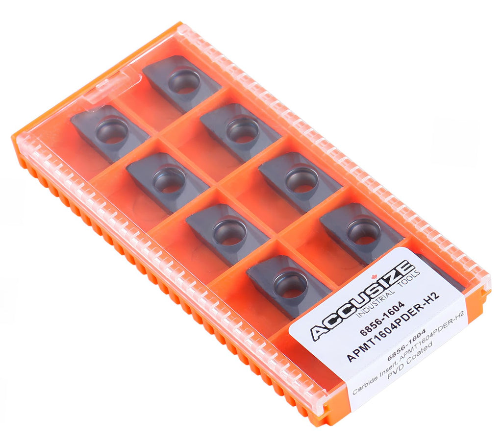 Accusize Industrial Tools APMT1604PDER Carbide Inserts, 1056-1604