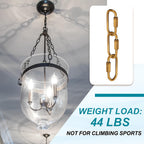 MECCANIXITY Chain Connectors 4mm Thick Gold Bronze 3Pack
