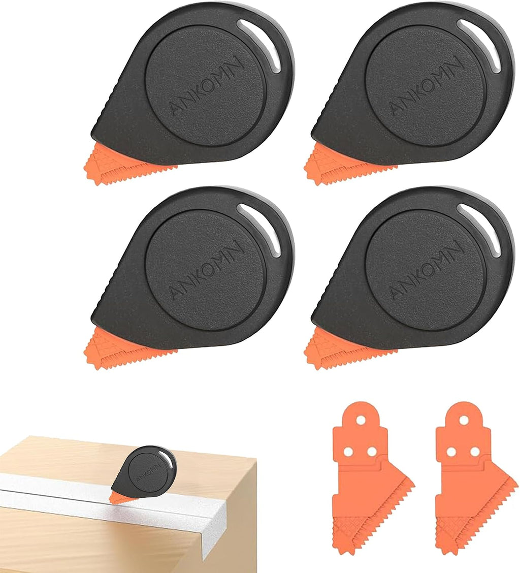 tinyTak Mini Safety Box Cutter, Magnetic Letter and Package Opener, 4 Pack
