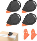 tinyTak Mini Safety Box Cutter, Magnetic Letter and Package Opener, 4 Pack