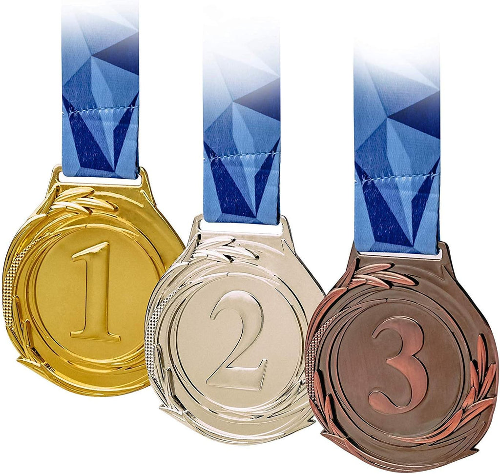 12Pcs Gold Medals Award Medals for School Sports Office Games | mental medals for sports events classroom rewards