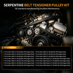 Drive Belt Tensioner Kit with Serpentine Belt&Idler Pulley Replaces 6PK1853