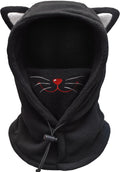 Kids Winter Hat Balaclava, Fleece Cold-Weather Hood for Boys & Girls School and Outdoor Snow Play