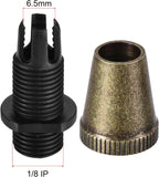 uxcell Cable Glands Strain Relief Cord Connector Grips Metal Bronze 5Pcs for Wiring Hanging Light Ceiling Pendant Lamp