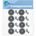 8x 165314 Dishwasher Lower Dishrack Wheel for Bosch SHX46A05UC/46