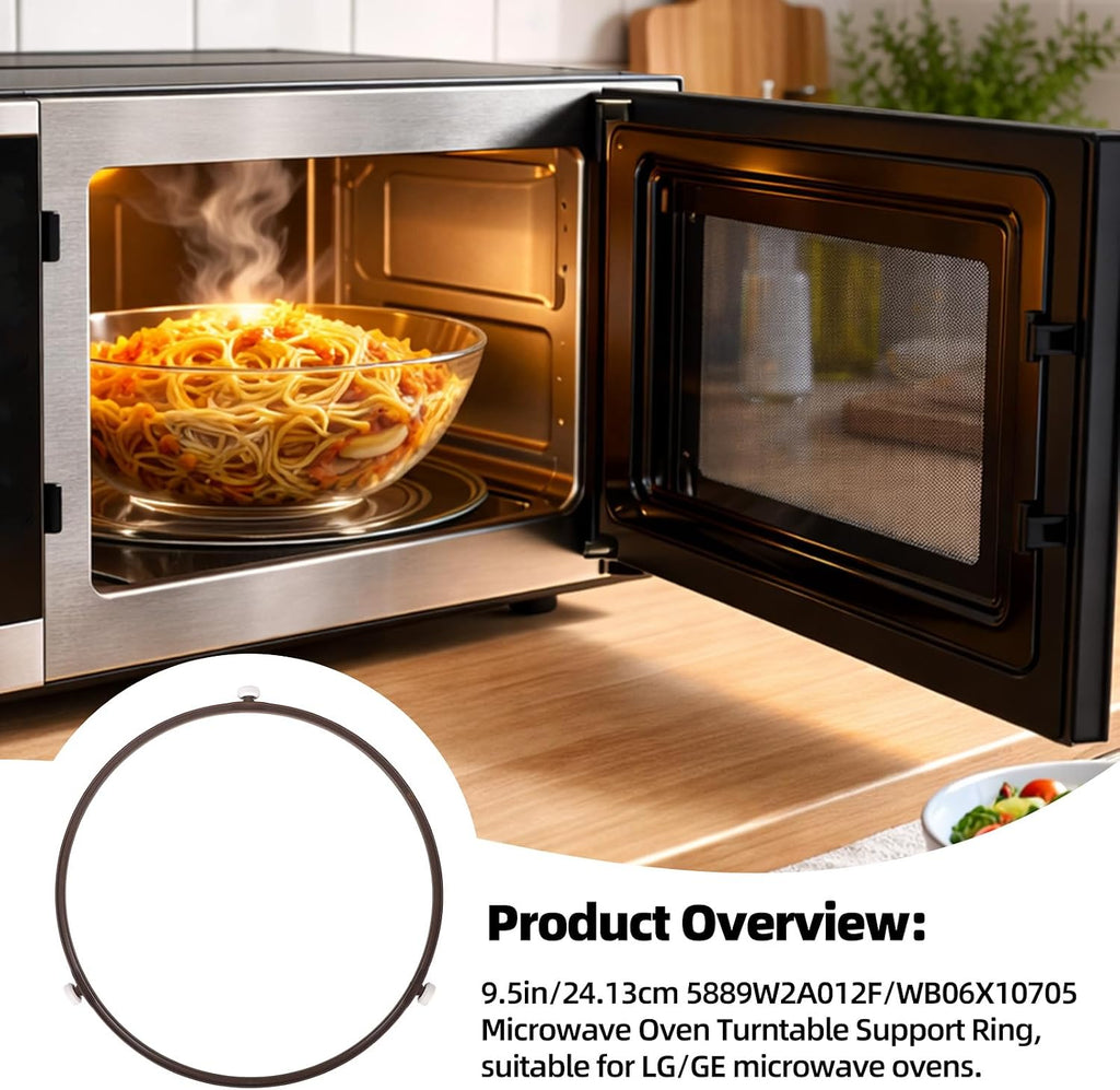 9.5in Microwave Oven Turntable Support Ring for GE
