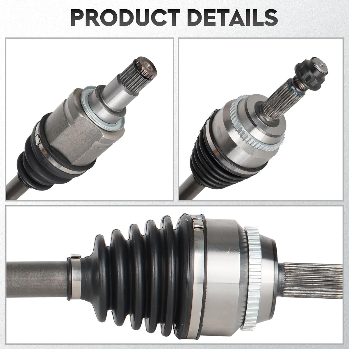 ILONPA NEW Front CV Axle Shaft Assembly for Toyota Camry 2012-2017 GAS ONLY