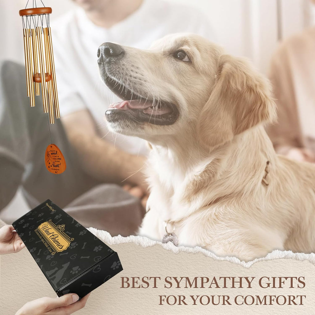 Pet Memorial Gifts for Dogs, Dog Memorial Wind Chimes