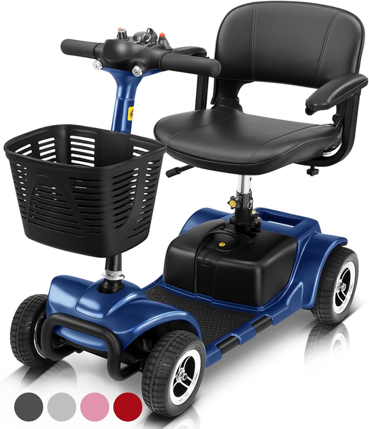 4 Wheel Mobility Scooter - Electric Powered Wheelchair Device