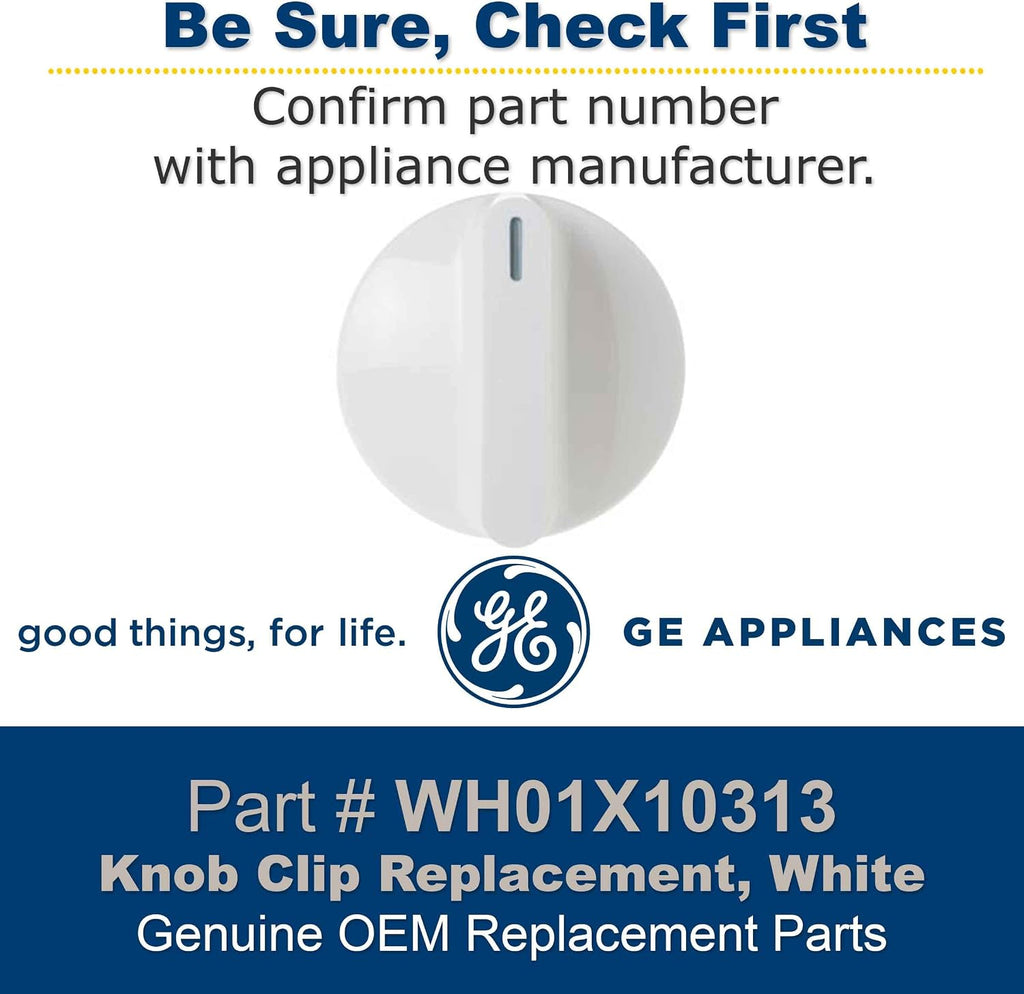 GE Appliances WH01X10313 Genuine OEM Control Knob for Washing Machines