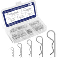 50 Pcs Cotter Pins Assortment Kit R Clips 5 Sizes