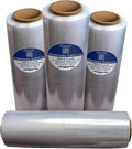 18" Stretch Film/Wrap 1500 feet 80 Gauge, 4 Pack | 7 Layers Industrial Strength up to 800% Stretch 20 Microns Clear